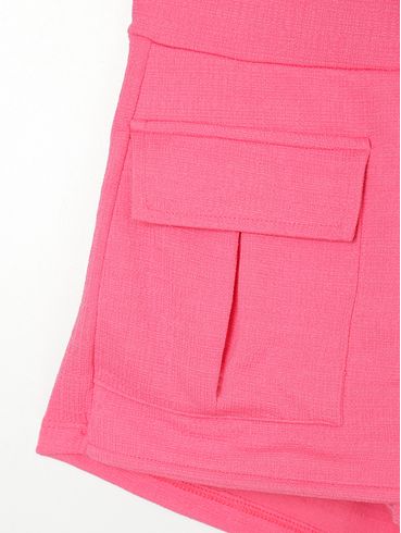 Short Juvenil Para Menina ROSA