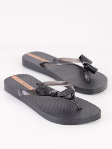 Chinelo Ipanema Belle Chic Feminino PRETO/BEGE