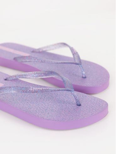 Chinelo Ipanema Glitter Feminino LILAS/ROSA