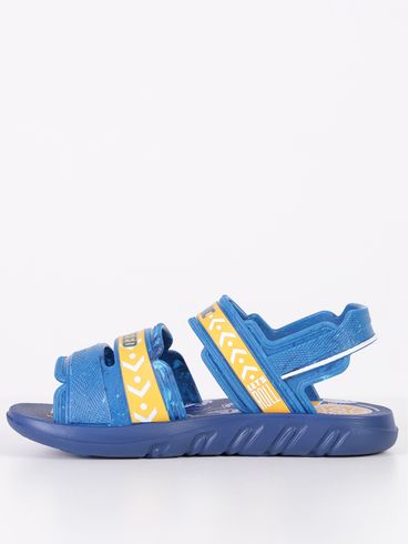 Sandália Grendene Kids Sonic Infantil Para Menino AZUL/AMARELO