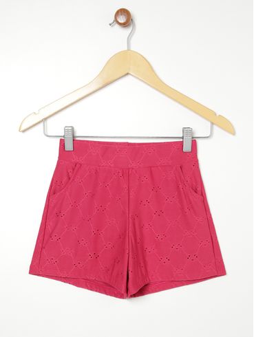 Short Laise Juvenil Para Menina - ROSA