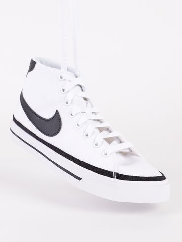 Tênis Nike Court Legacy Mid Feminino BRANCO/PRETO