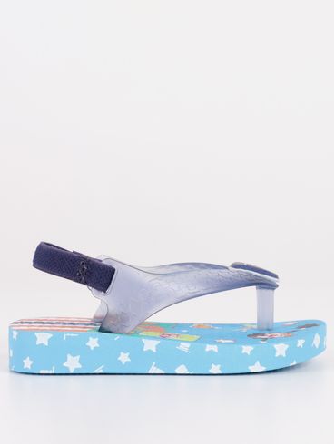 Chinelo Ipanema Mundo Bita Infantil Para Bebê - AZUL