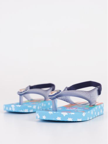 Chinelo Ipanema Mundo Bita Infantil Para Bebê - AZUL