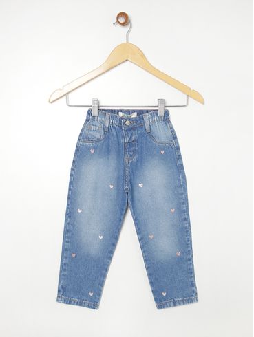 Calça Jeans Infantil Para Menina AZUL