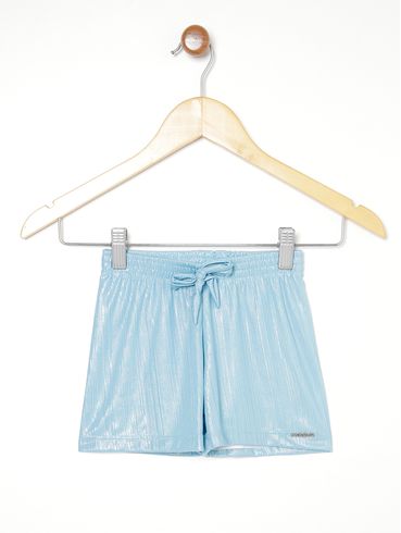 Short Infantil Para Menina - AZUL