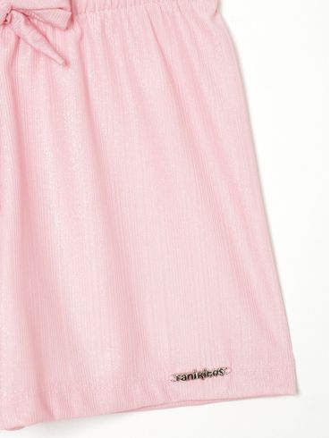 Short Infantil Para Menina - ROSA