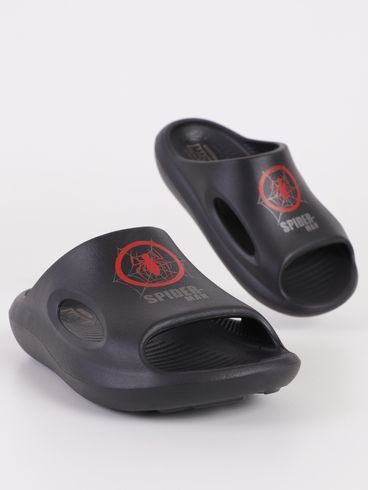 Chinelo Slide Grendene Infantil Para Menino - PRETO