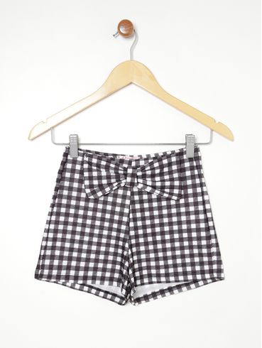 Short Juvenil Para Menina - PRETO