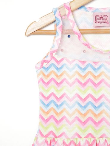 Vestido Infantil Para Menina - ROSA