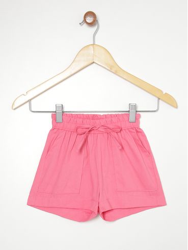 Short Clochard Infantil Para Menina - ROSA