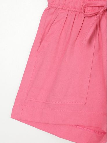 Short Clochard Infantil Para Menina - ROSA