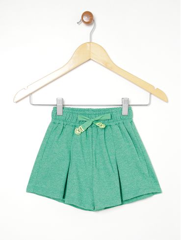 Short Infantil Para Menina - VERDE