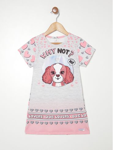 Vestido Infantil Para Menina - ROSA