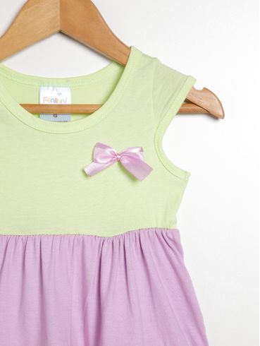 Vestido Infantil Para Bebê VERDE