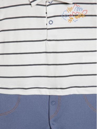 Macacão Curto Infantil Para Bebê- PRETO