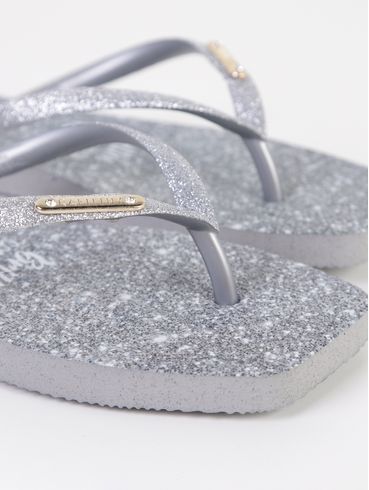 Chinelo Glitter Feminino PRATA