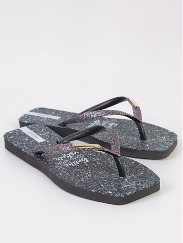 Chinelo Glitter Feminino PRETO