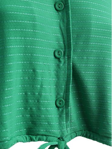 Camisa Cropped Autentique Feminina VERDE