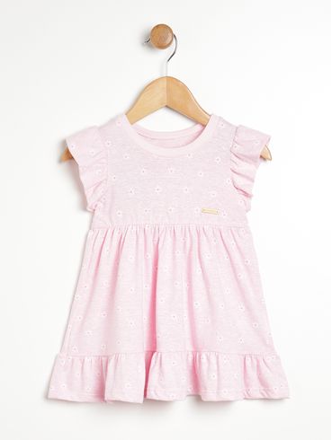 Vestido Infantil Para Bebê- ROSA