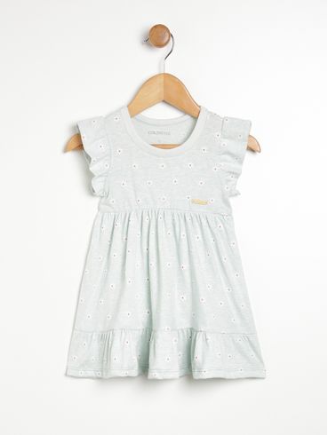 Vestido Infantil Para Bebê- AZUL