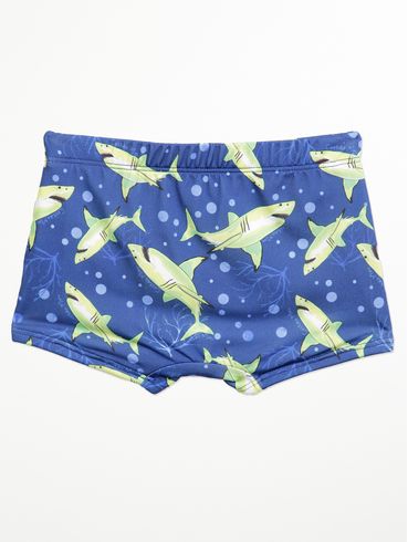 Sunga Estampada Infantil Para Menino - AZUL