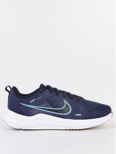 Tênis Esportivo Nike Downshifter 12 Masculino MARINHO/BRANCO