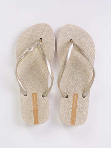 Chinelo Ipanema Glitter Feminino Bege