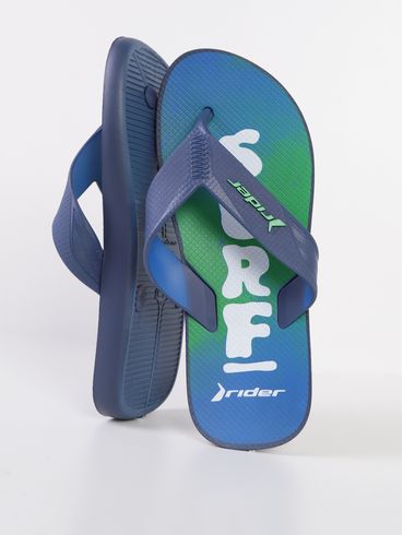 Chinelo Rider Masculino AZUL/VERDE/BRANCO