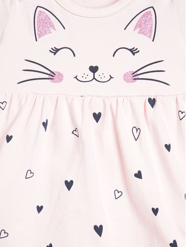 Vestido Infantil Para Bebê- ROSA