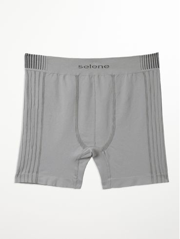 Cueca Boxer Selene Masculina Cinza