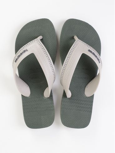 Chinelo Havaianas Masculino VERDE/CINZA