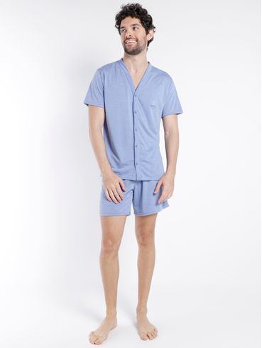 Pijama Curto Masculino AZUL