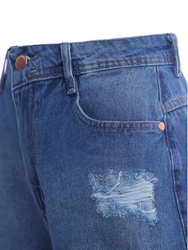 Short Jeans Feminino AZUL