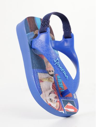 Chinelo Ipanema Infantil Para Bebê Menino - AZUL/VERMELHO