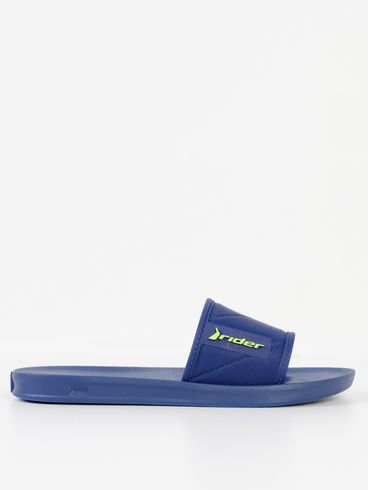 Chinelo Slide Rider Juvenil Para Menino - AZUL