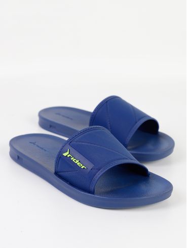 Chinelo Slide Rider Juvenil Para Menino - AZUL