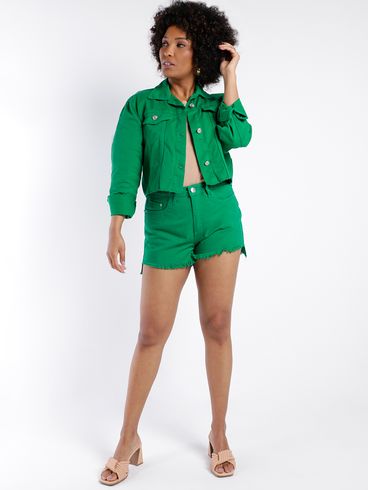 Short Sarja Autentique Feminino VERDE