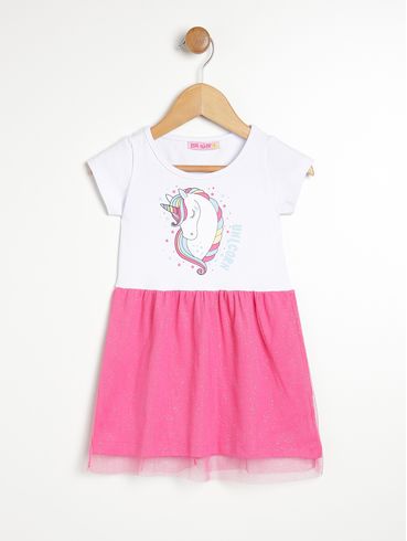 Vestido Infantil Para Menina - PINK