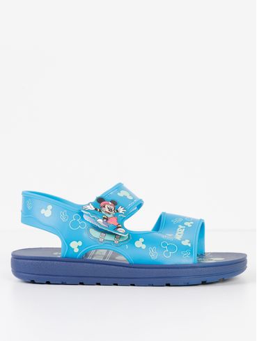 Sandália Disney Infantil Para Bebê Menino - AZUL