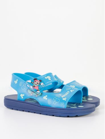 Sandália Disney Infantil Para Bebê Menino - AZUL