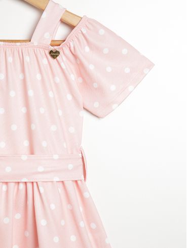 Vestido Infantil Para Menina - ROSA