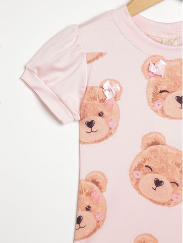 Body Infantil Para Menina - ROSA CLARO