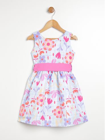 Vestido Infantil Para Menina - AZUL