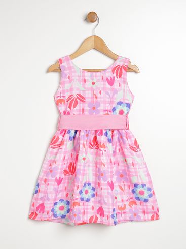 Vestido Infantil Para Menina - ROSA