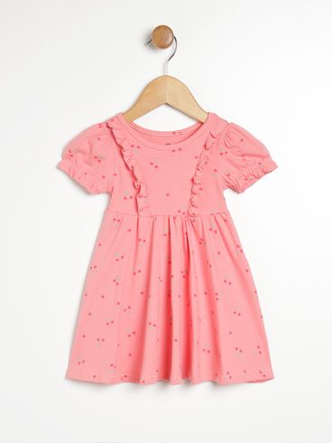 Vestido Infantil Para Bebê- CORAL