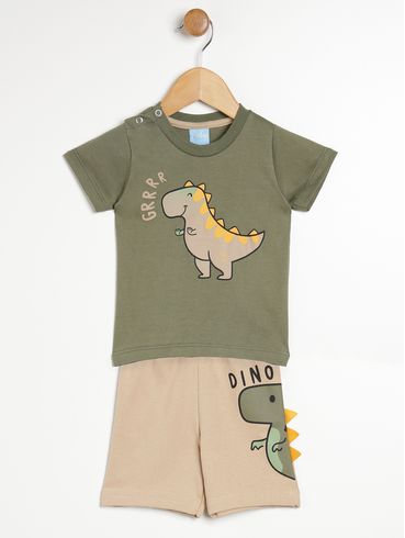 Conjunto Infantil Para Bebê- VERDE