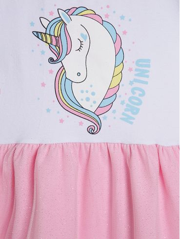 Vestido Infantil Para Menina - ROSA