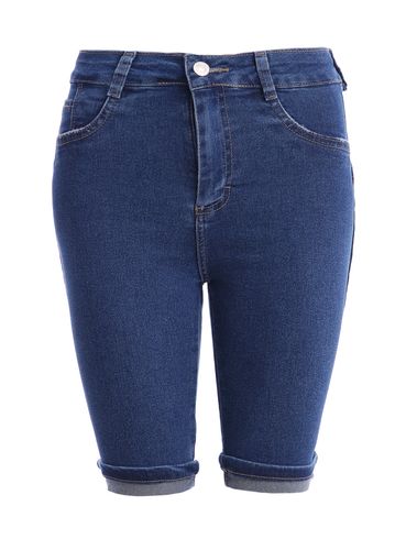 Bermuda Jeans Sawary Feminina AZUL