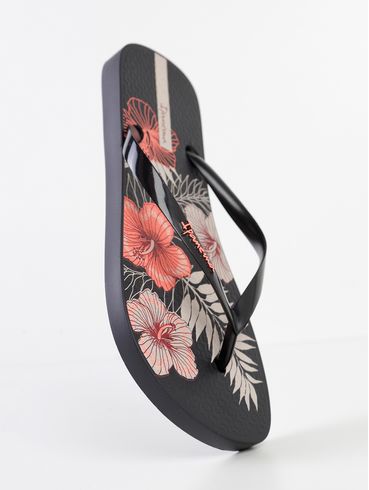 Chinelo Ipanema Orla Feminino PRETO/BEGE